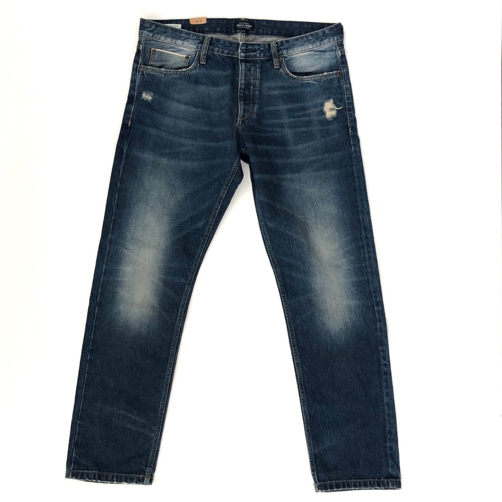 Jack & Jones Comfort Fit Button Fly Jean 0074